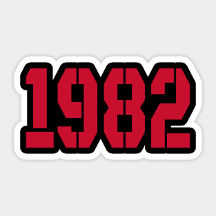 est 1982 Sticker